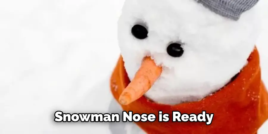 Snowman's Nose is Ready
