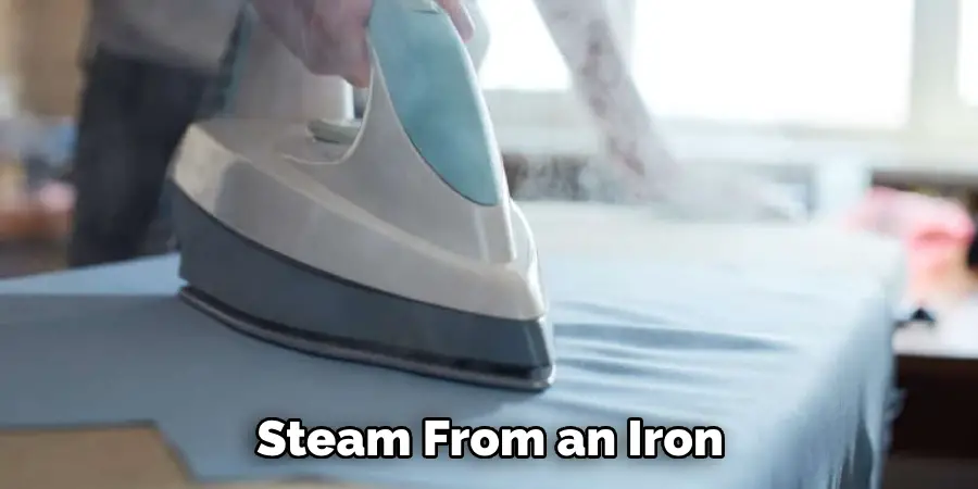 steam from an iron