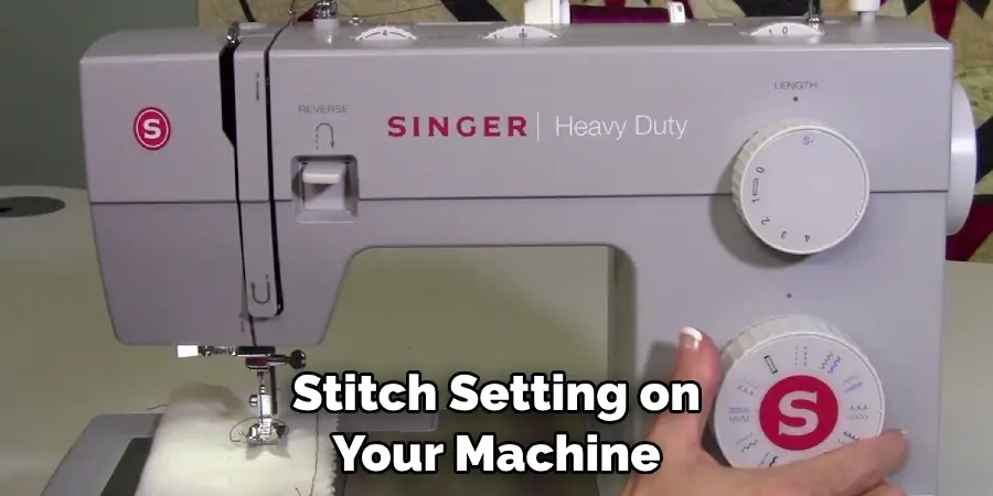 Stitch Setting on Your Machine