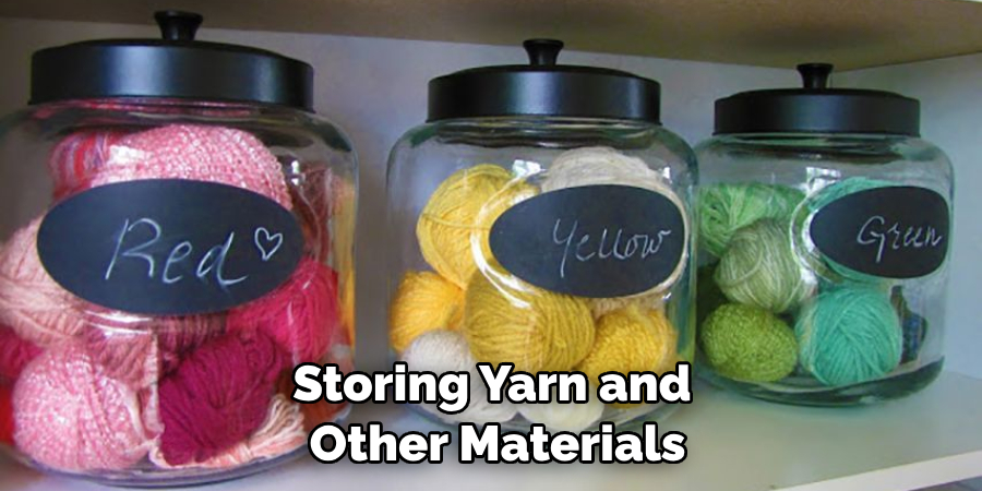 Storing Yarn and Other Materials