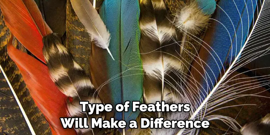 Type of Feathers Will Make a Difference