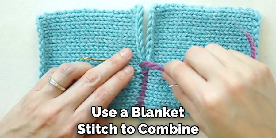 Use a Blanket Stitch to Combine