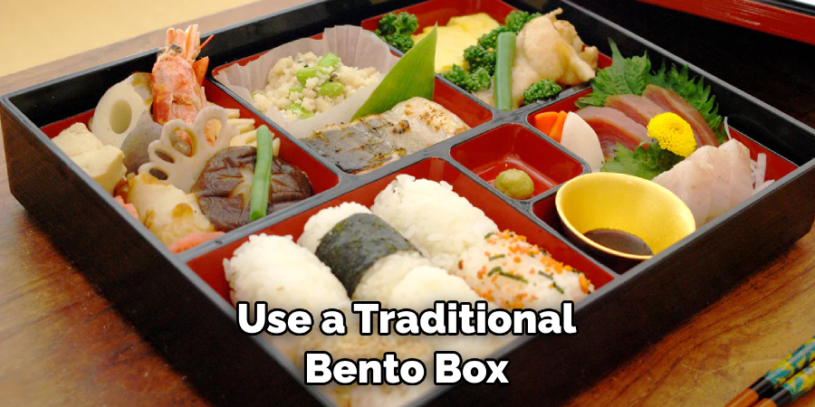 Use a Traditional Bento Box