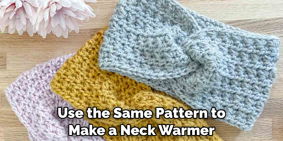 Use the Same Pattern to Make a Neck Warmer