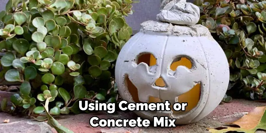 Using Cement or Concrete Mix