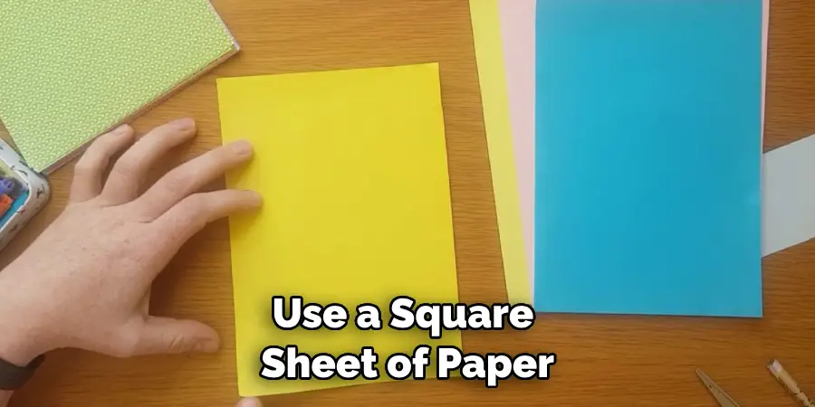  square piece of paper