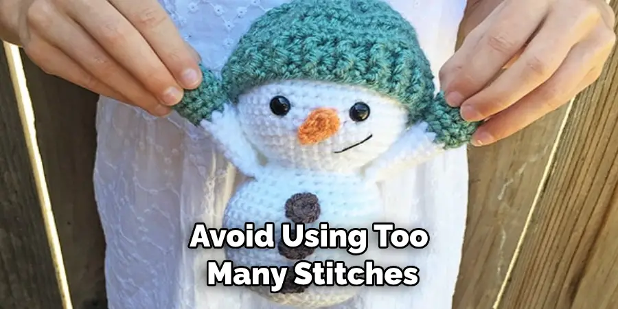 Avoid Using Too Many Stitches