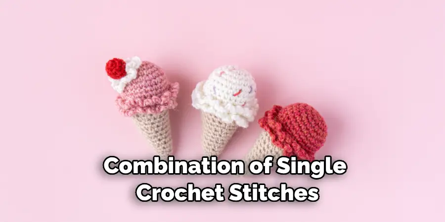 Combination of Single Crochet Stitches