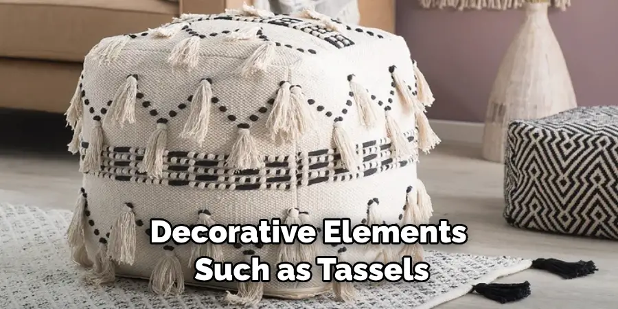 Decorative Elements Such as Tassels