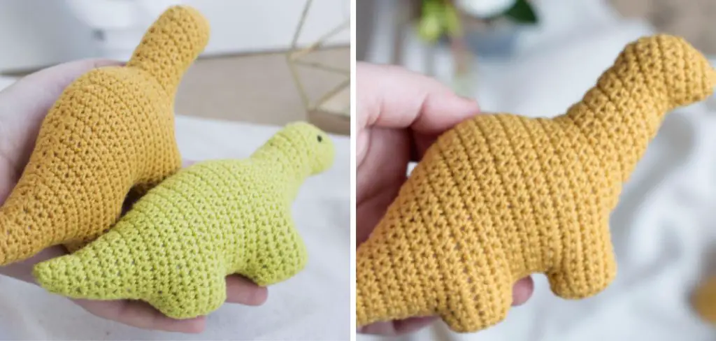 How to Crochet a Dino Nugget