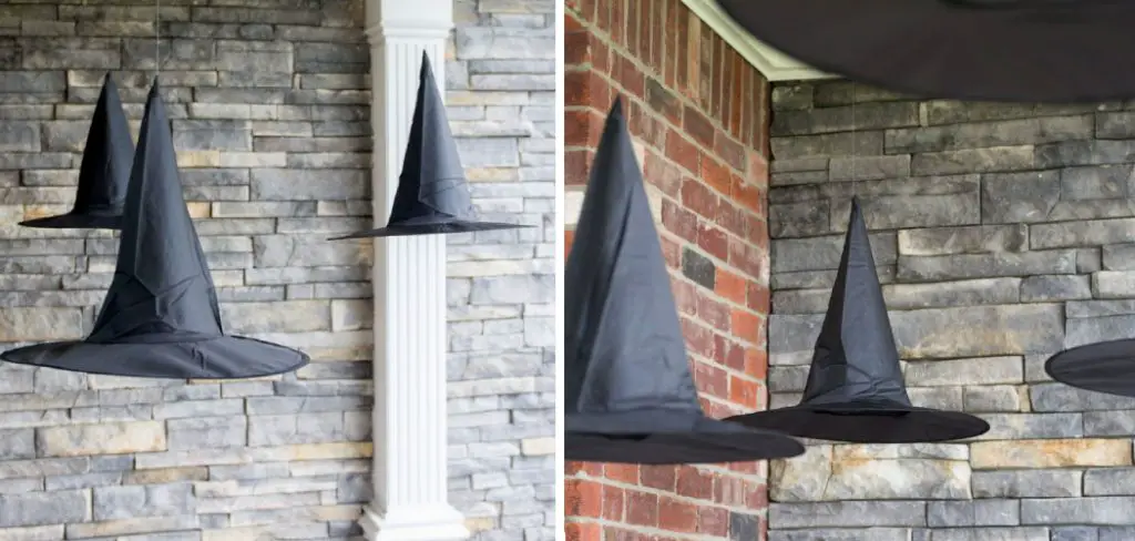 How to Hang Witch Hats