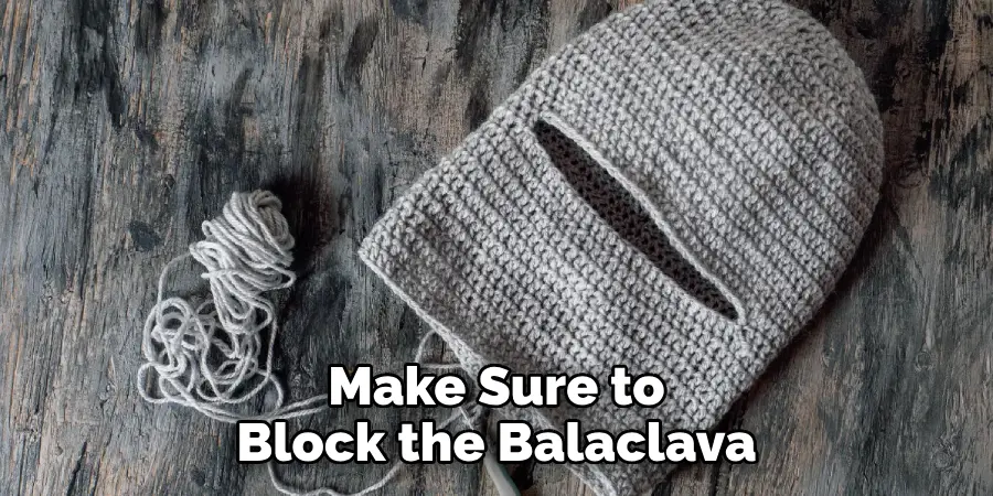 Make Sure to Block the Balaclava