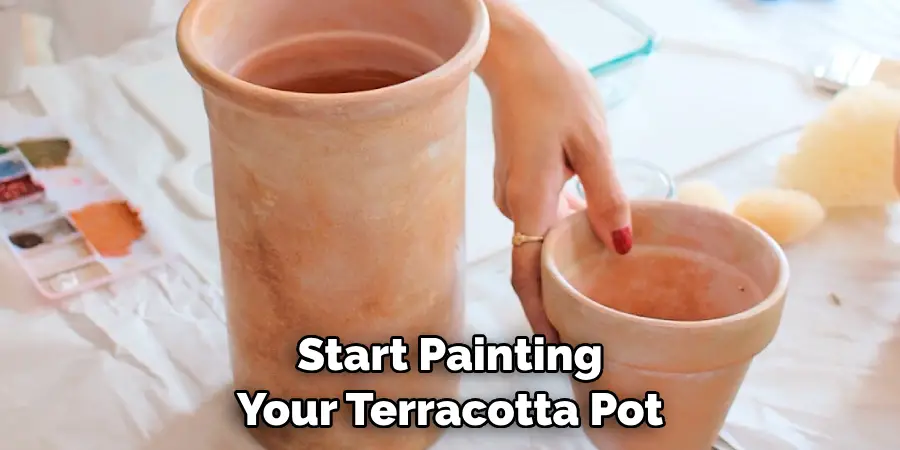 Start Painting Your Terracotta Pot
