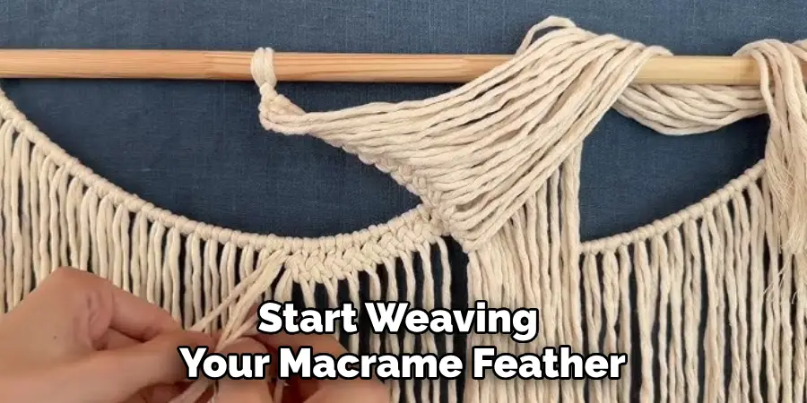 Start Weaving Your Macrame Feather