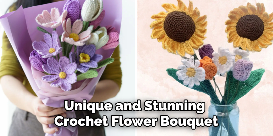Unique and Stunning Crochet Flower Bouquet
