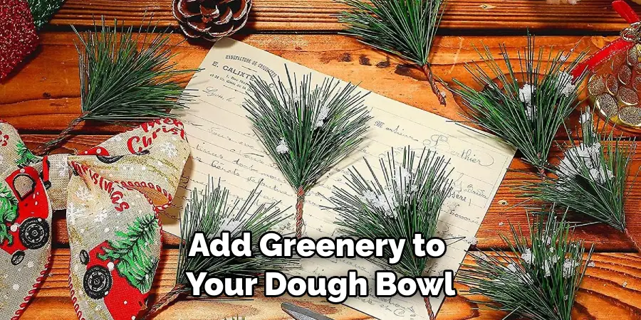 Add Greenery to Your Dough Bowl