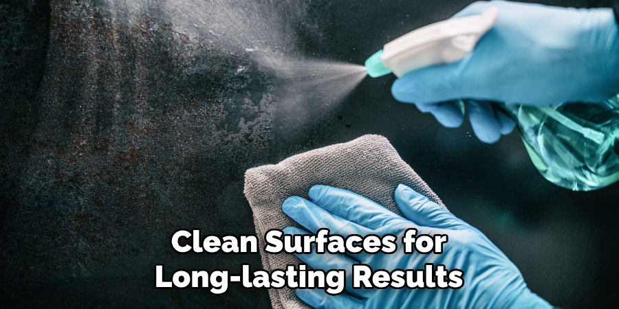 Clean Surfaces for Long-lasting Results