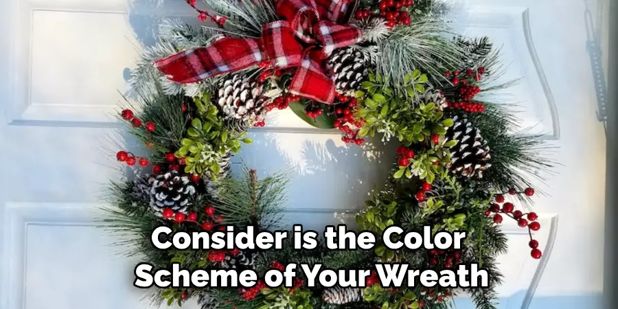 Consider is the Color Scheme of Your Wreath