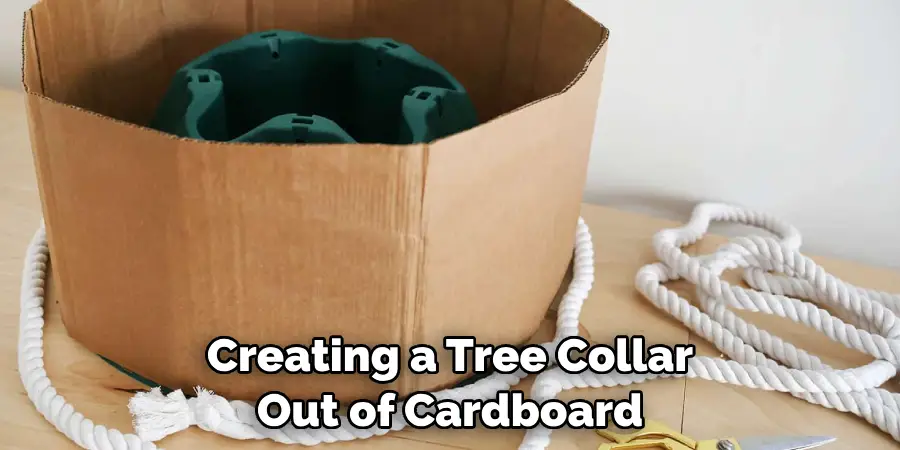 Creating a Tree Collar Out of Cardboard