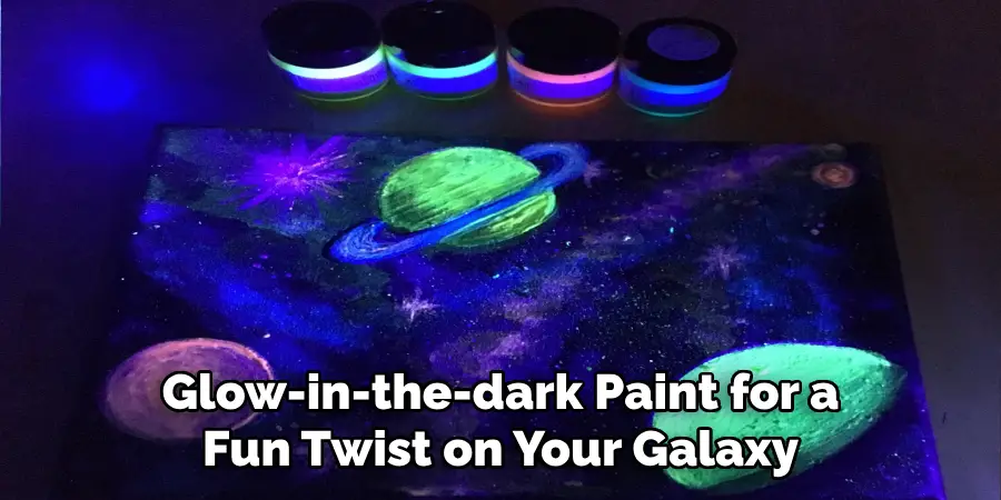 Glow-in-the-dark Paint for a Fun Twist on Your Galaxy