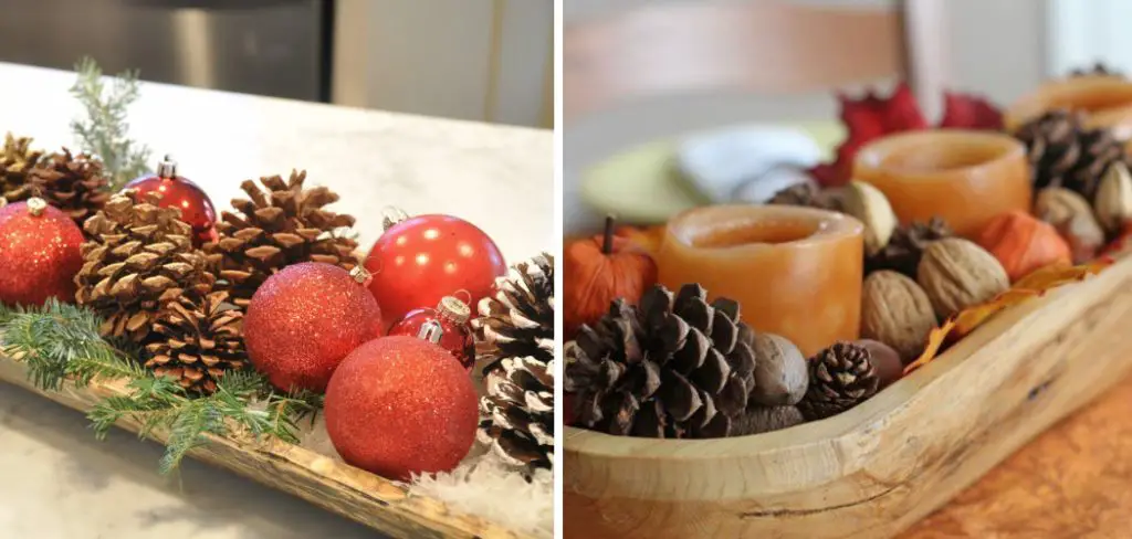 How to Decorate a Dough Bowl for Christmas