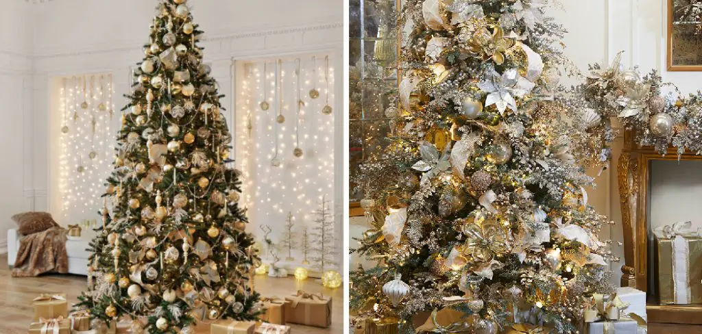 How to Decorate a Gold Christmas Tree