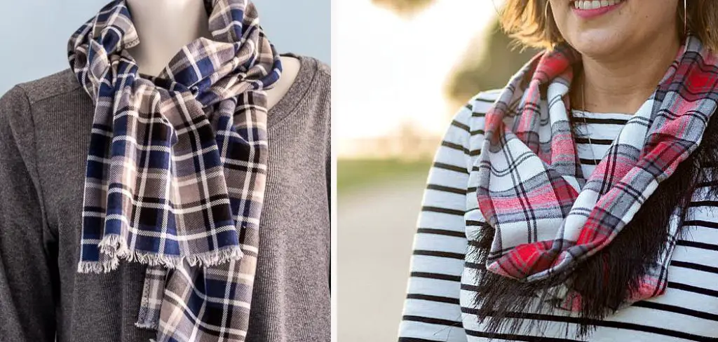 How to Make a Flannel Scarf