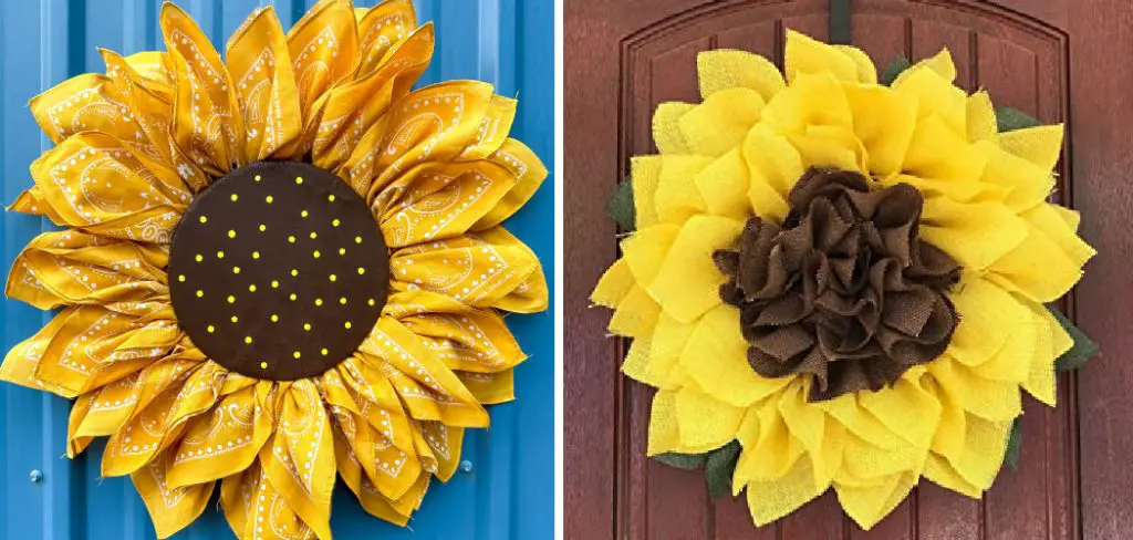How to Make a Sunflower Wreath