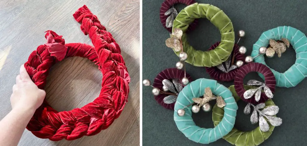 How to Make a Velvet Wreath