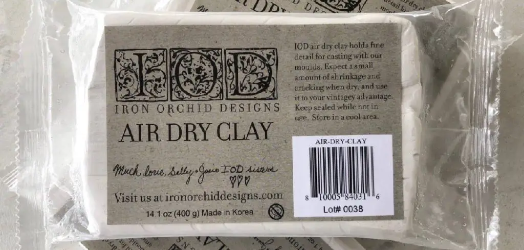 How to Store Air Dry Clay