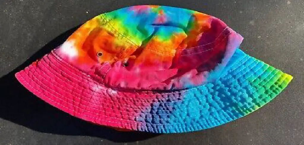 How to Tie Dye a Bucket Hat