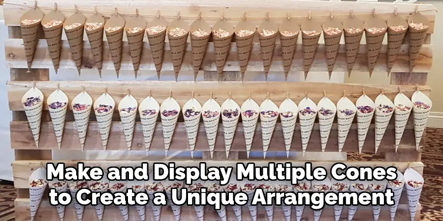Make and Display Multiple Cones to Create a Unique Arrangement