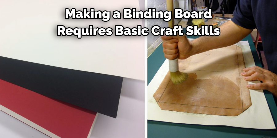 Making a Binding Board 
Requires Basic Craft Skills