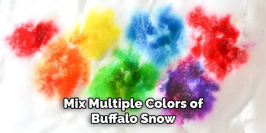 Mix Multiple Colors of Buffalo Snow