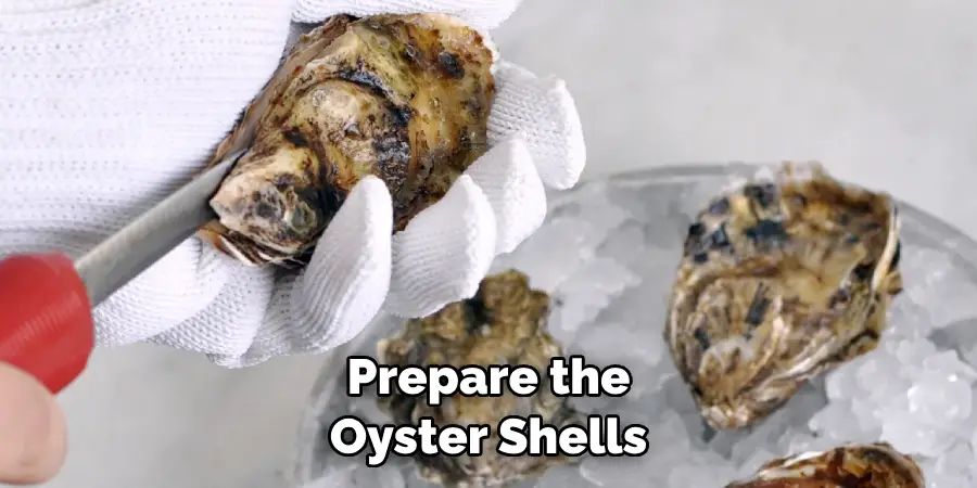 Prepare the Oyster Shells
