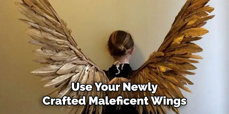 Use Your Newly Crafted Maleficent Wings