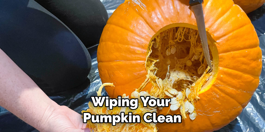 Wiping Your Pumpkin Clean
