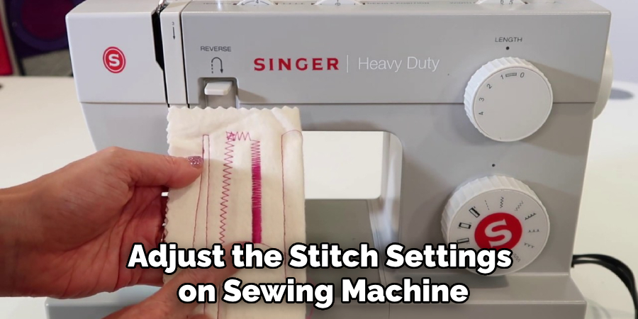Adjust the Stitch Settings on Sewing Machine