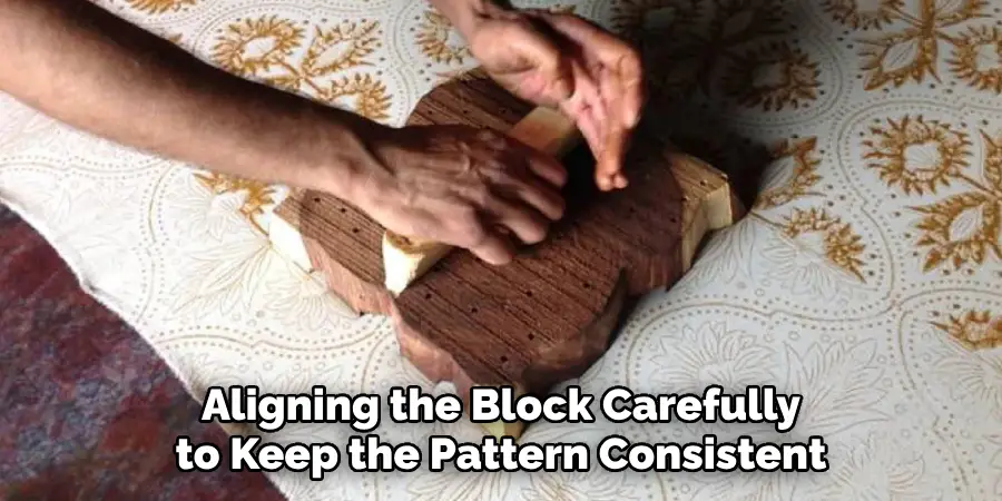 Aligning the Block Carefully to Keep the Pattern Consistent