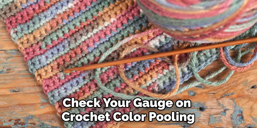 Check Your Gauge on Crochet Color Pooling