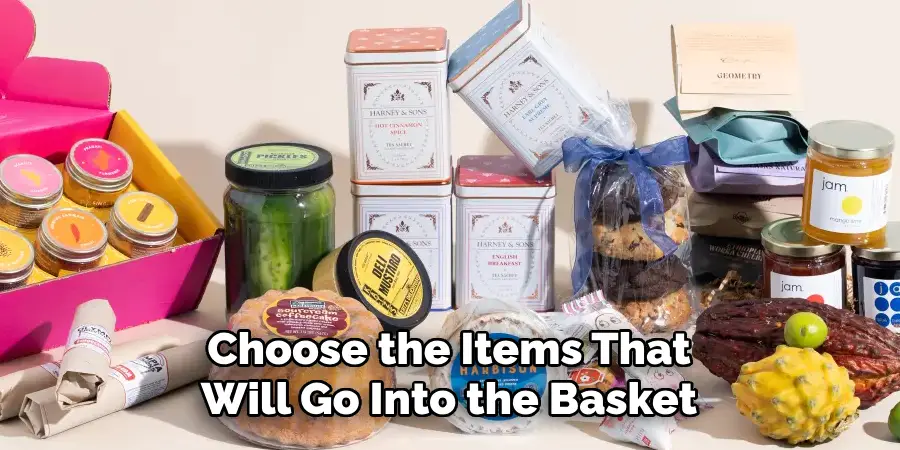 Choose the Items That Will Go Into the Basket