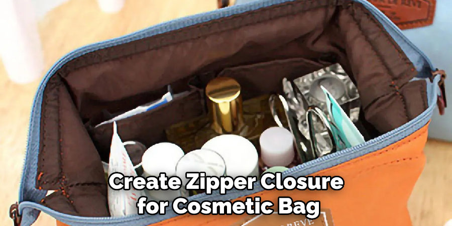 Create Zipper Closure for Cosmetic Bag