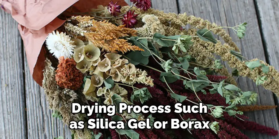 Drying Process Such as Silica Gel or Borax