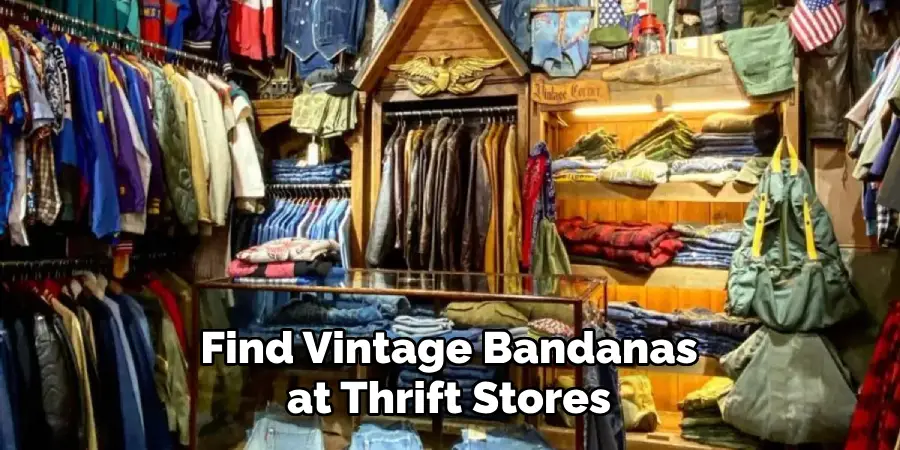 Find Vintage Bandanas at Thrift Stores