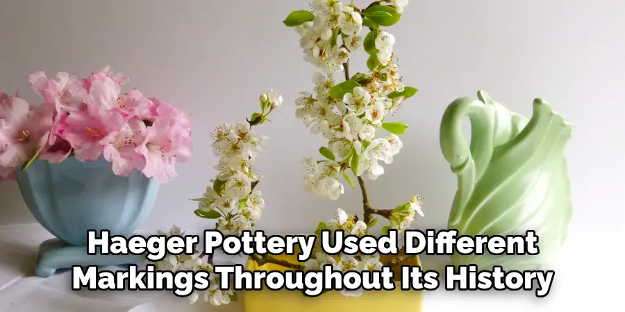 Haeger Pottery Used Different Markings Throughout Its History