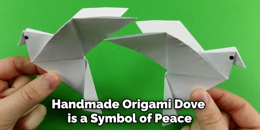 Handmade Origami Dove is a Symbol of Peace
