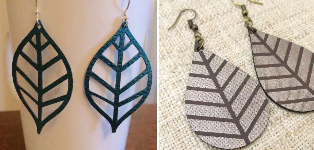 How to Make Faux Leather Earrings With Cricut