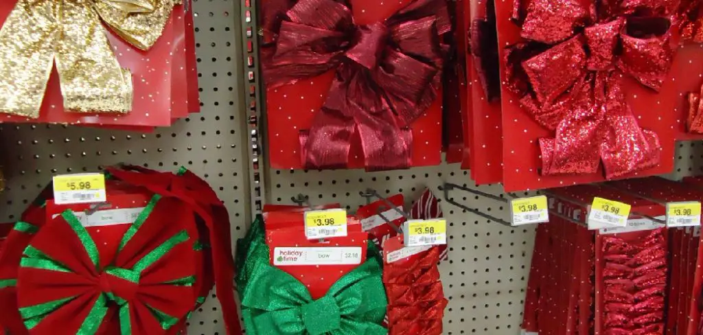 How to Store Christmas Bows