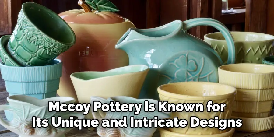 Mccoy Pottery is Known for Its Unique and Intricate Designs