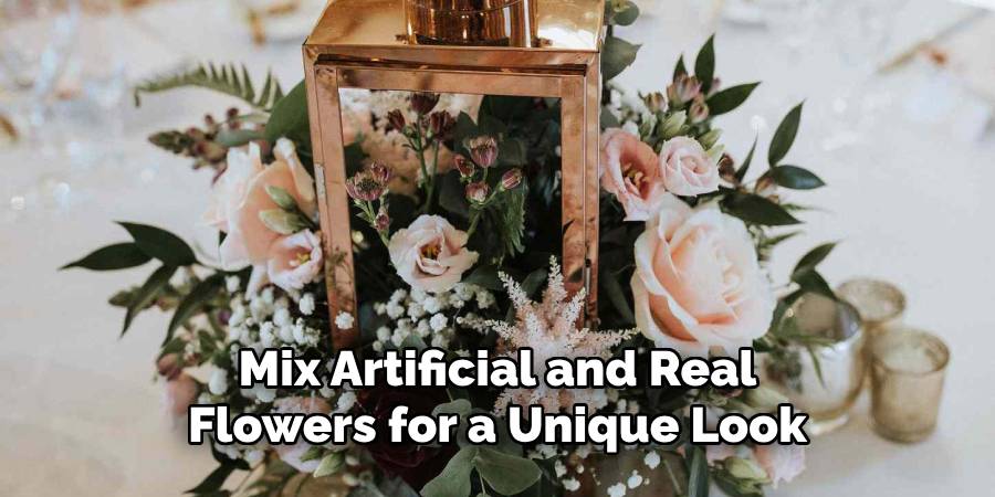 Mix Artificial and Real Flowers for a Unique Look